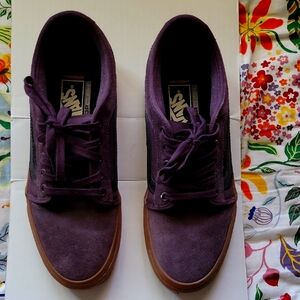 Purple Suede Sneakers